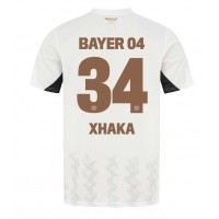 Camisa de Futebol Bayer Leverkusen Granit Xhaka #34 Equipamento Secundário 2024-25 Manga Curta